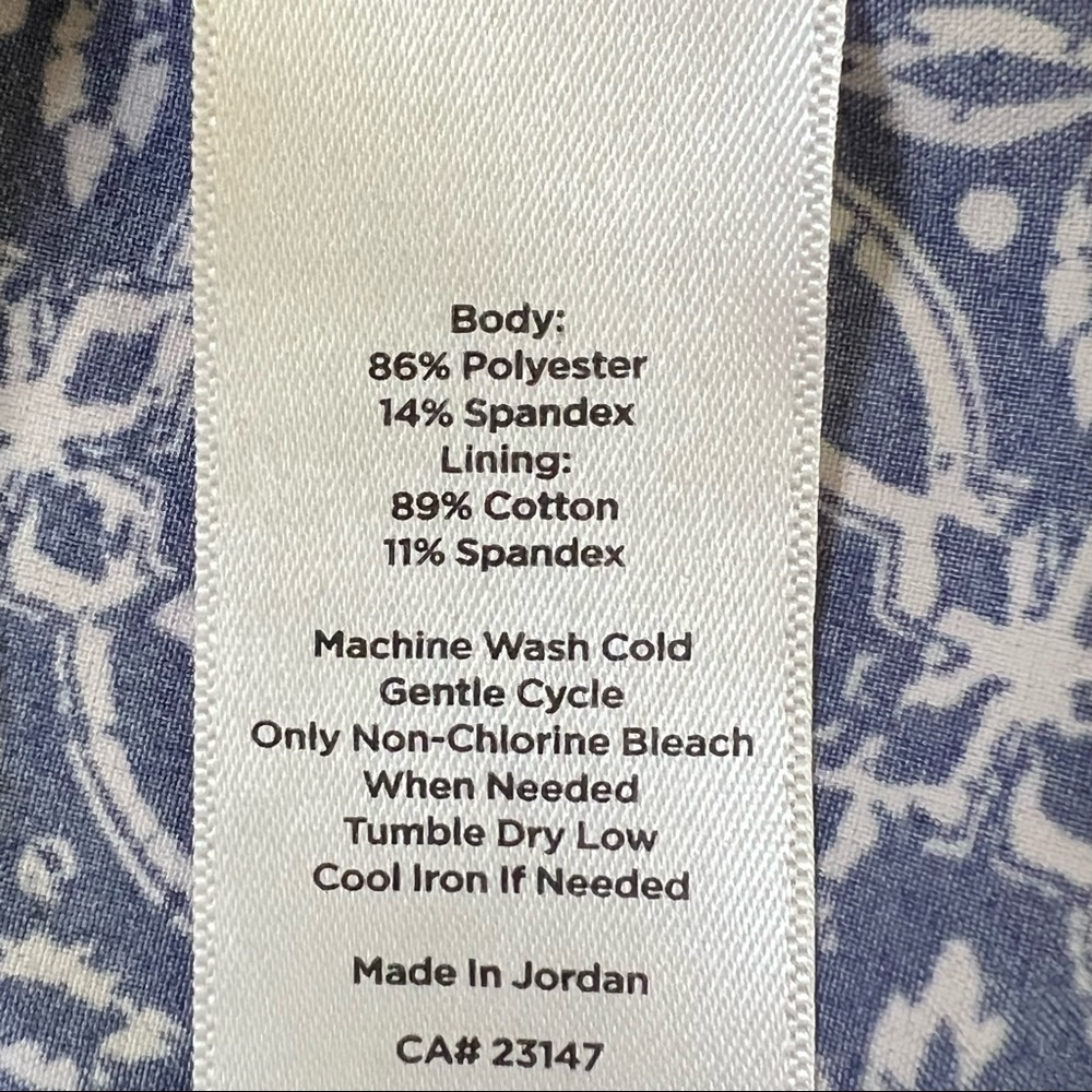 T by Talbots Women’s Faux Wrap Skirt Skort With Bike Shorts Attached  XS EUC - Picture 8 of 9